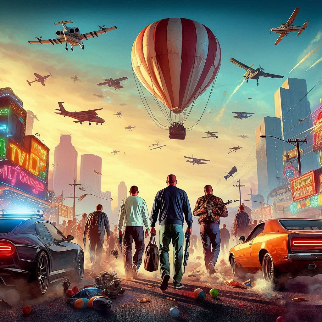 Grand Theft Auto V (GTA Online): Open-World Mayhem